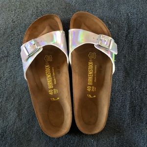 Iridescent Madrid Birkenstocks